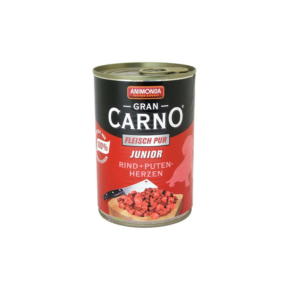 ANIMONDA GRANCARNO JUNIOR WOŁOWINA + SERCA INDYKA 400G ANIMONDA GRANCARNO JUNIOR WOŁOWINA + SERCA INDYKA 400G