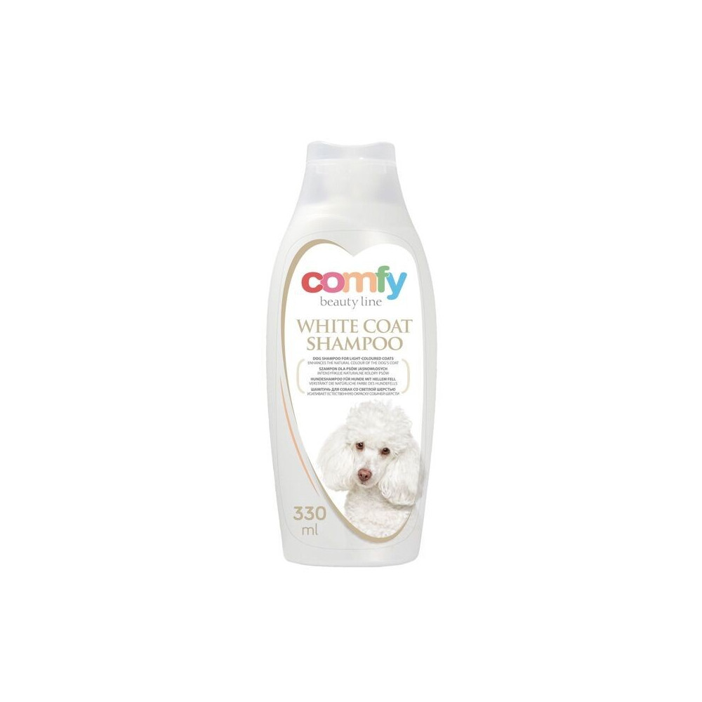 COMFY SZAMPON BIAŁA ŚIERŚĆ DLA PSA 330 ml COMFY SZAMPON BIAŁA ŚIERŚĆ DLA PSA 330 ml