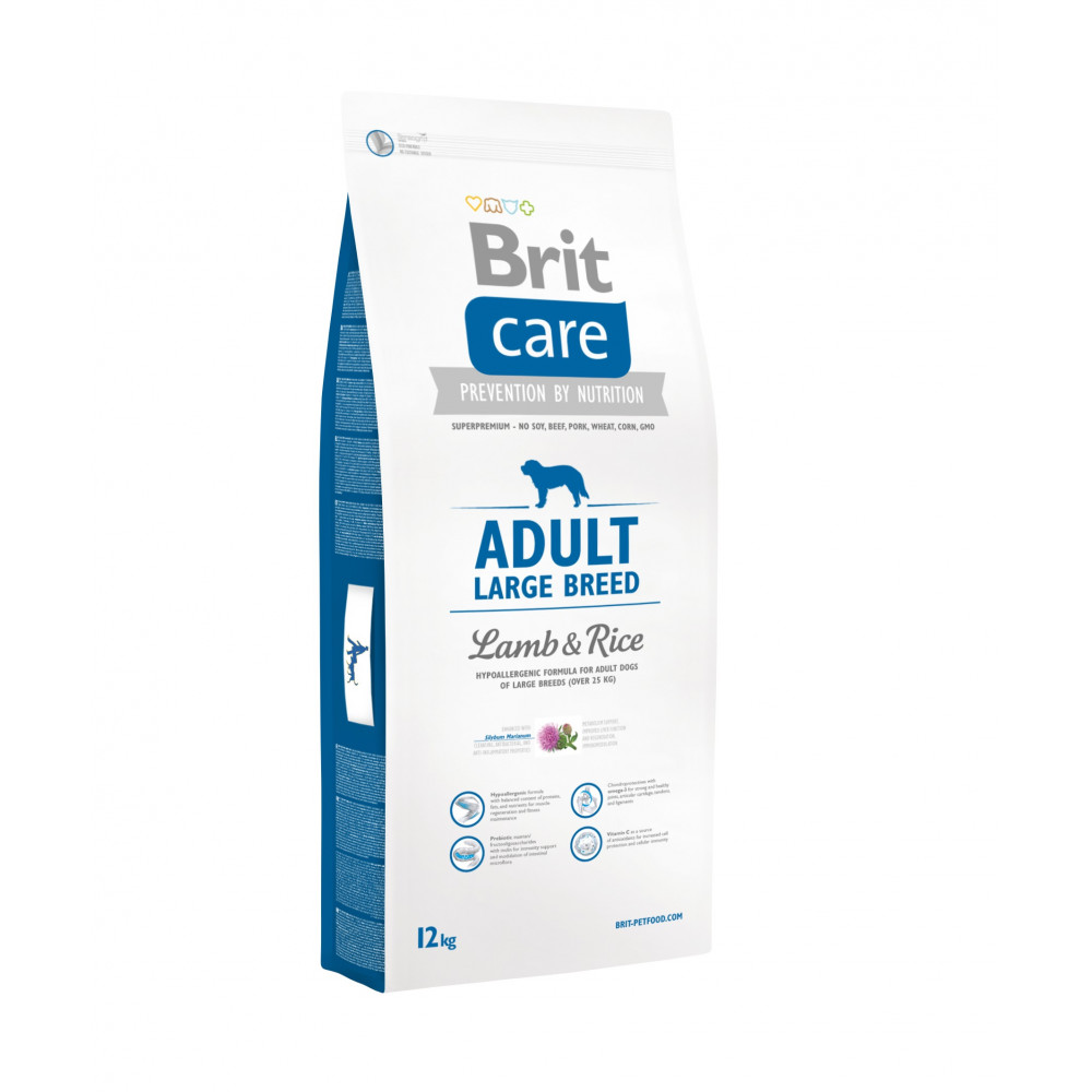 BRIT CARE ADULT LARGE BREED LAMB & RICE 12KG BRIT CARE ADULT LARGE BREED LAMB & RICE 12KG