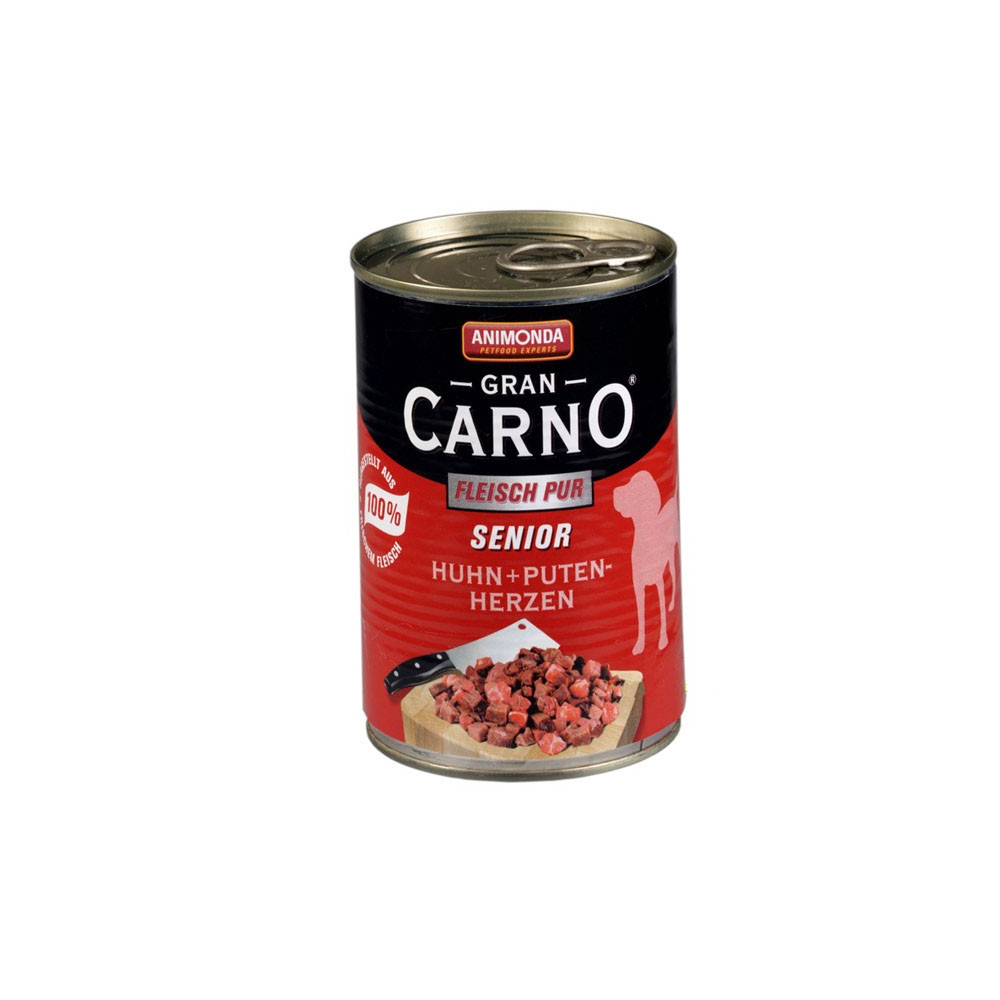 ANIMONDA GRANCARNO SENIOR WOŁOWINA + SERCA INDYKA 400G ANIMONDA GRANCARNO SENIOR WOŁOWINA + SERCA INDYKA 400G