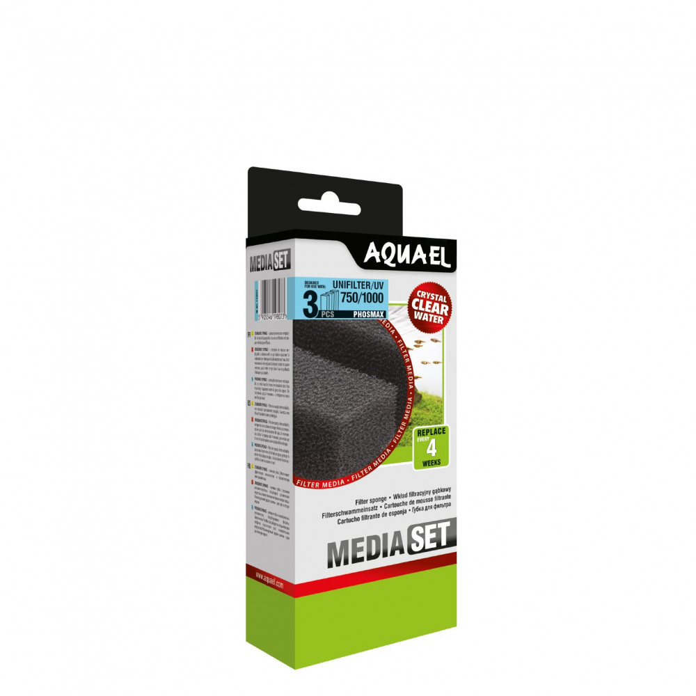 AQUAEL WKŁAD GĄBKOWY UNIFILTER/UV 750/1000 PHOS 3 SZT AQUAEL WKŁAD GĄBKOWY UNIFILTER/UV 750/1000 PHOS 3 SZT