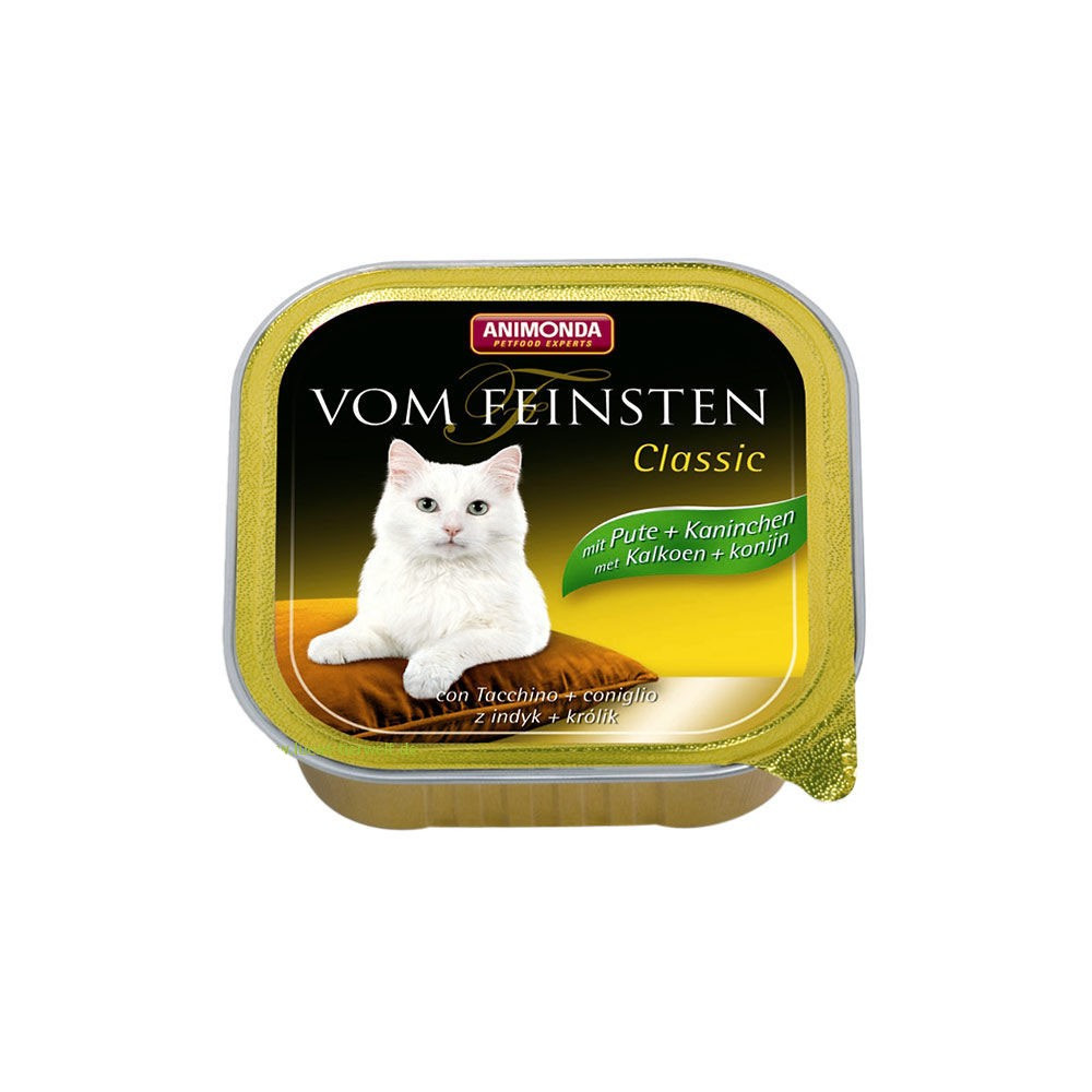 ANIMONDA VOM FEINSTEN CLASSIC Z INDYKIEM I KRÓLIKIEM 100G ANIMONDA VOM FEINSTEN CLASSIC Z INDYKIEM I KRÓLIKIEM 100G