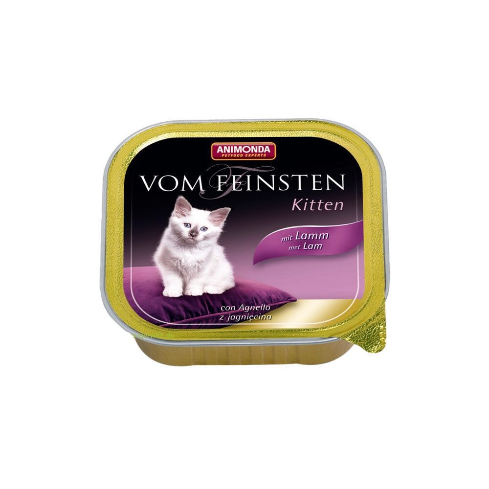 ANIMONDA VOM FEINSTEN KITTEN Z JAGNIĘCINĄ 100G ANIMONDA VOM FEINSTEN KITTEN Z JAGNIĘCINĄ 100G