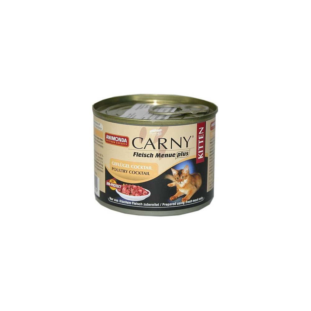 ANIMONDA CARNY KITTEN MIX DROBIOWY 200 G ANIMONDA CARNY KITTEN MIX DROBIOWY 200 G