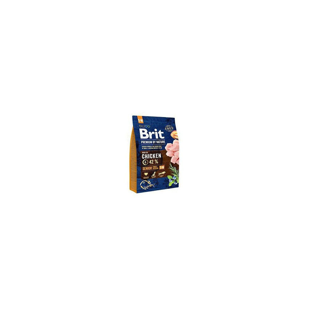 BRIT PREMIUM BY NATURE SENIOR S+M 3 kg BRIT PREMIUM BY NATURE SENIOR S+M 3 kg