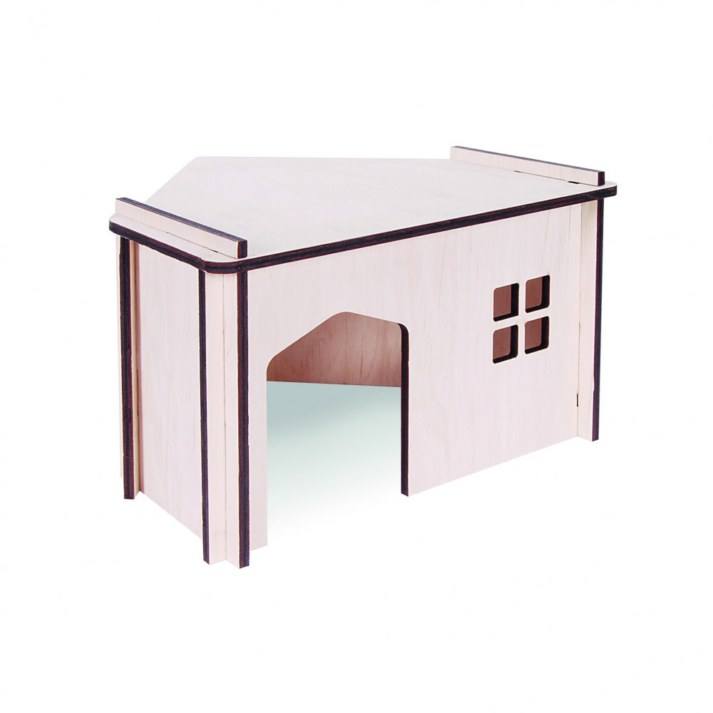 PET INN DOMEK DREWNIANY SKŁADANY NAROŻNY 2 PET INN DOMEK DREWNIANY SKŁADANY NAROŻNY 2