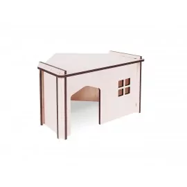 PET INN DOMEK DREWNIANY SKŁADANY NAROŻNY 5