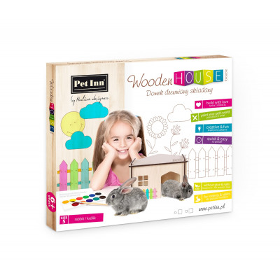 PET INN DOMEK DREWNIANY SKŁADANY NAROŻNY 5
