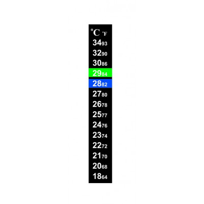 TERMOMETR AKWARIOWY NAKLEJANY T9