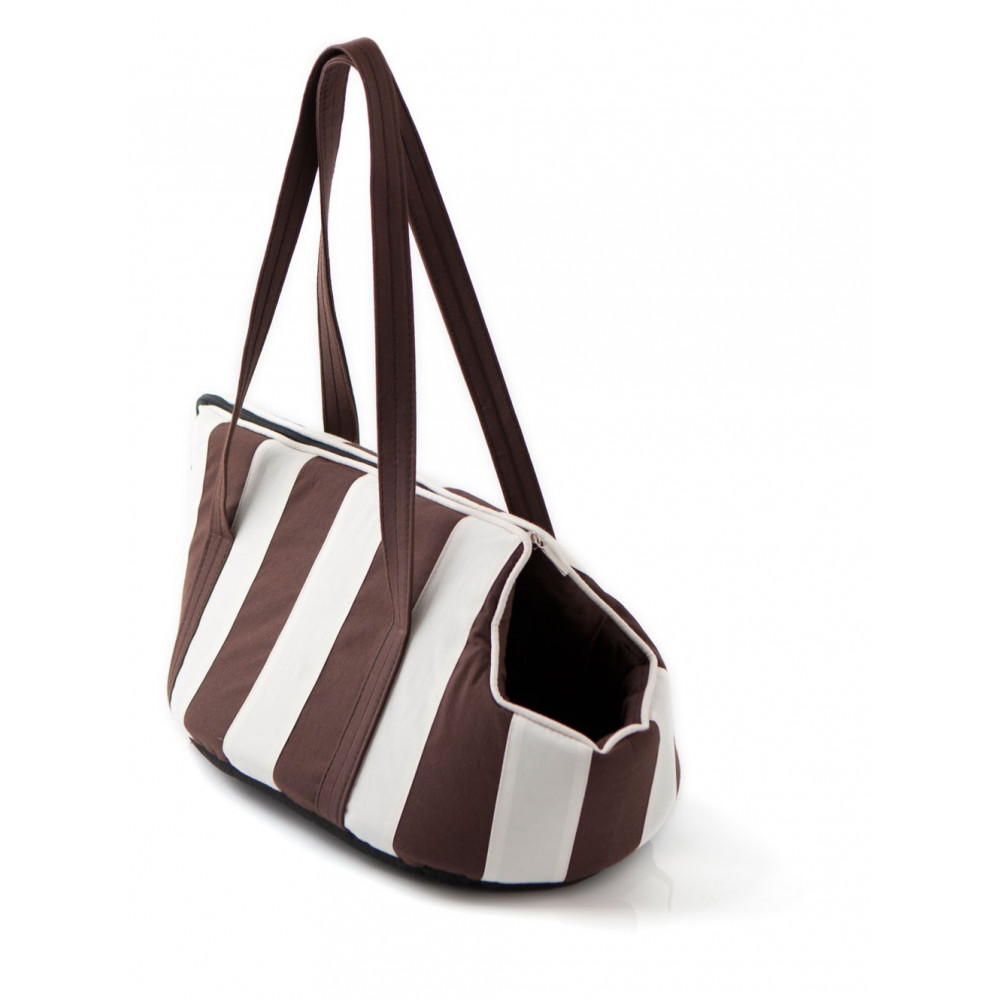COMFY TORBA MARINA BRĄZ/BIA S 34x22x21CM COMFY TORBA MARINA BRĄZ/BIA S 34x22x21CM