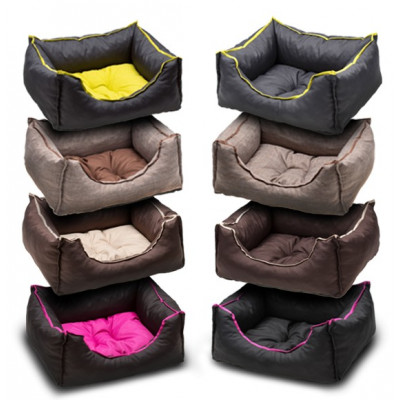 COMFY LEG./SOFA EMMA SZARO/ŻÓŁTA L