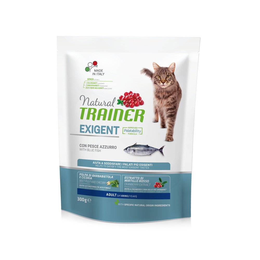 TRAINER NATURAL CAT EXIGENT BLUE FISH 300 G TRAINER NATURAL CAT EXIGENT BLUE FISH 300 G