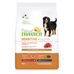 TRAINER SENSITIVE NO GLUTEN ADULT M/M LAMB 3 kg