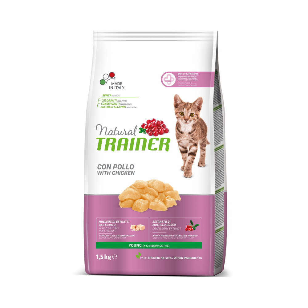 TRAINER NATURAL CAT YOUNG 1,5 KG TRAINER NATURAL CAT YOUNG 1,5 KG