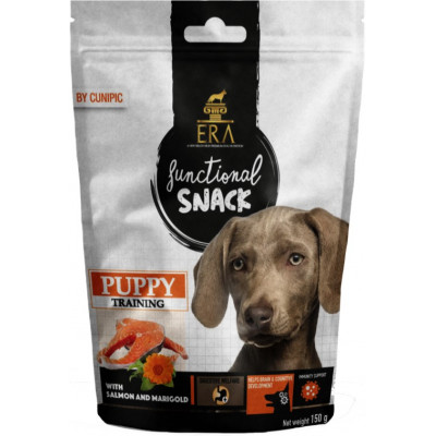 ERA SNACK PUPPY TRAINING ŁOSOŚ & NAGIETEK 150 g