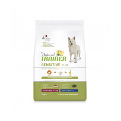 TRAINER SENSITIVE PLUS NO GLUTEN ADULT M/M RABBIT 3 kg