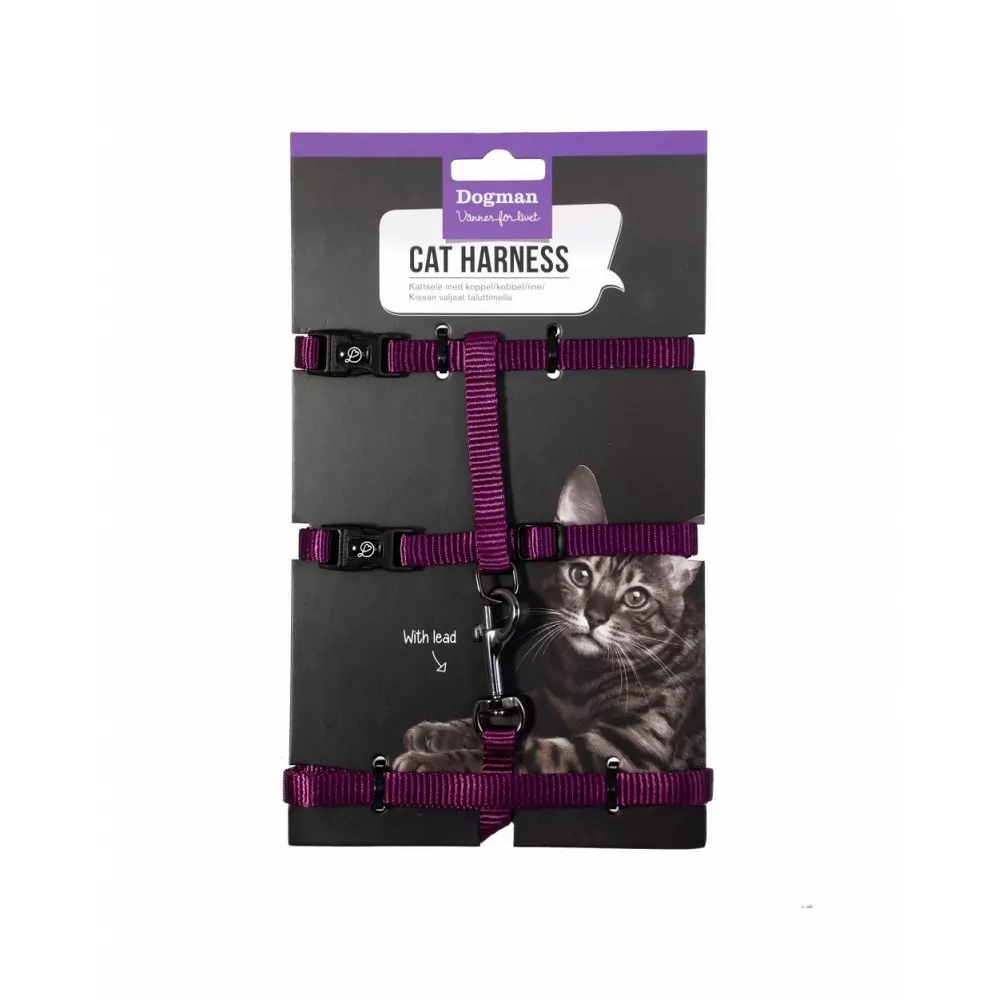 DOGMAN SZELKI DLA KOTA FINDUS PURPUROWE DOGMAN SZELKI DLA KOTA FINDUS PURPUROWE