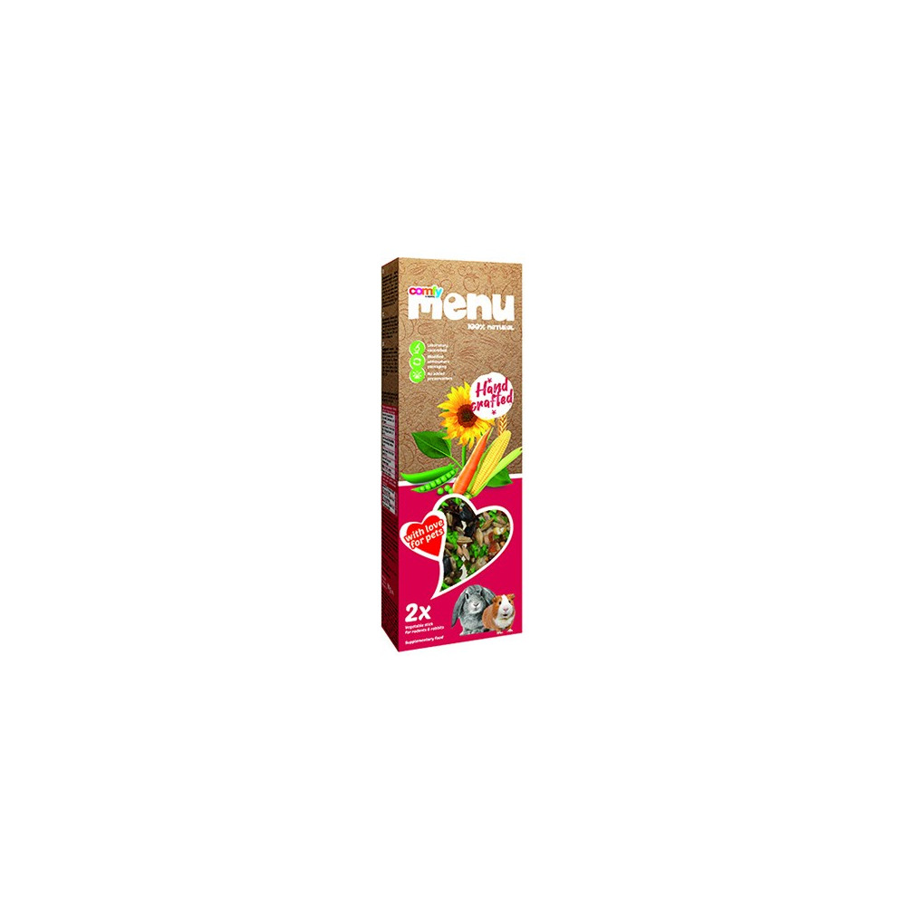 COMFY MENU KOLBY DLA GRYZONI I KRÓLIKÓW WARZYWNE 90 g COMFY MENU KOLBY DLA GRYZONI I KRÓLIKÓW WARZYWNE 90 g