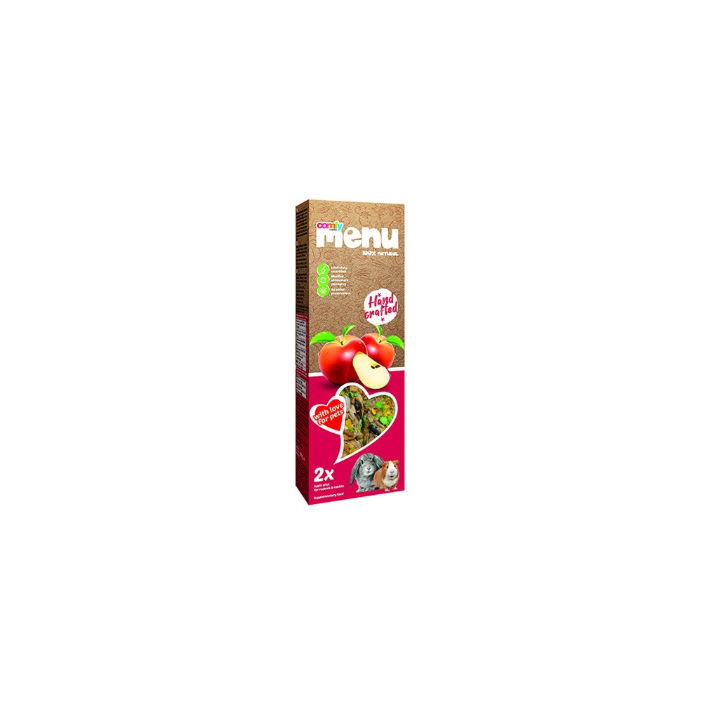 COMFY MENU KOLBY DLA GRYZONI I KRÓLIKÓW JABŁKOWE 90 g COMFY MENU KOLBY DLA GRYZONI I KRÓLIKÓW JABŁKOWE 90 g