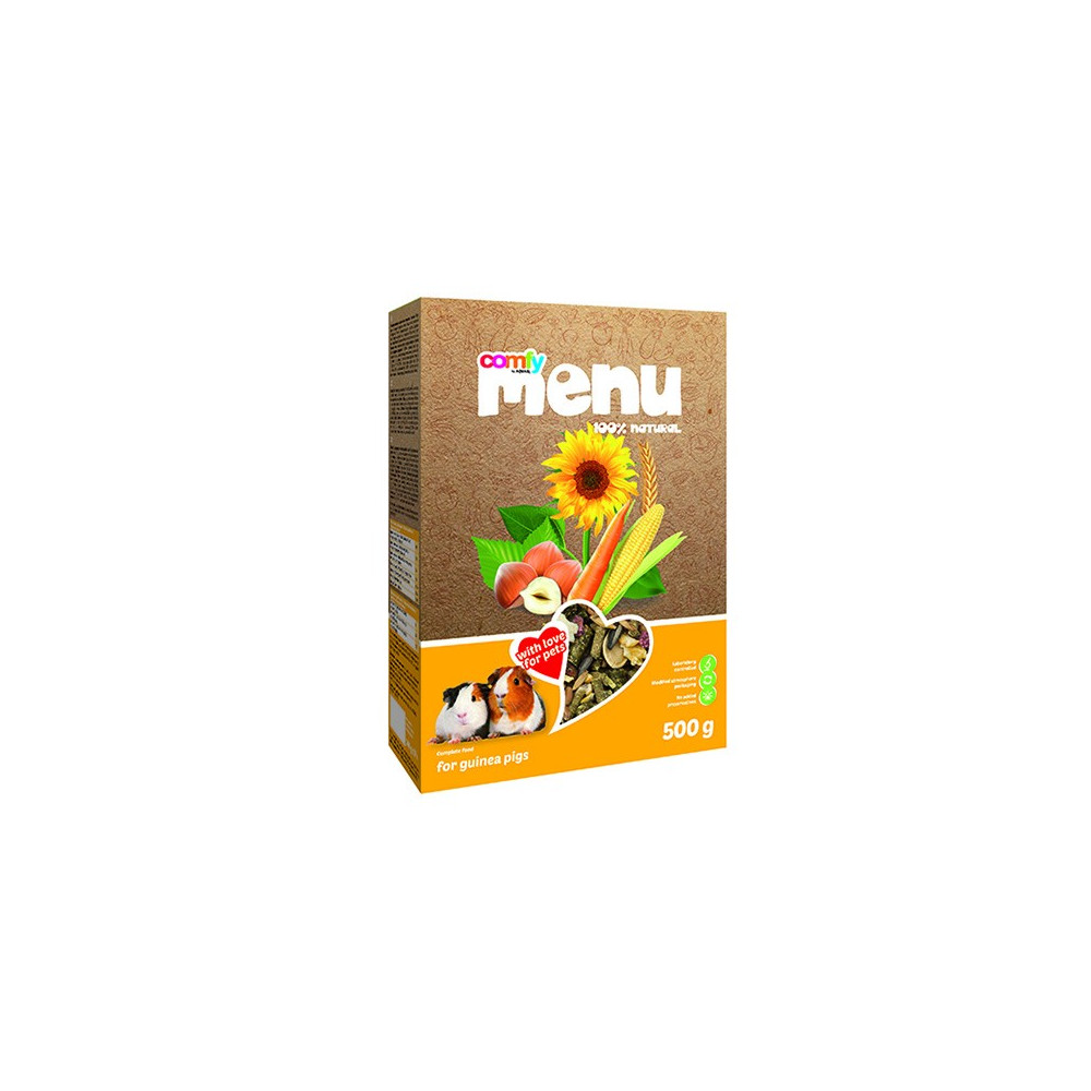 COMFY MENU POKARM DLA ŚWINEK MORSKICH 500 g COMFY MENU POKARM DLA ŚWINEK MORSKICH 500 g