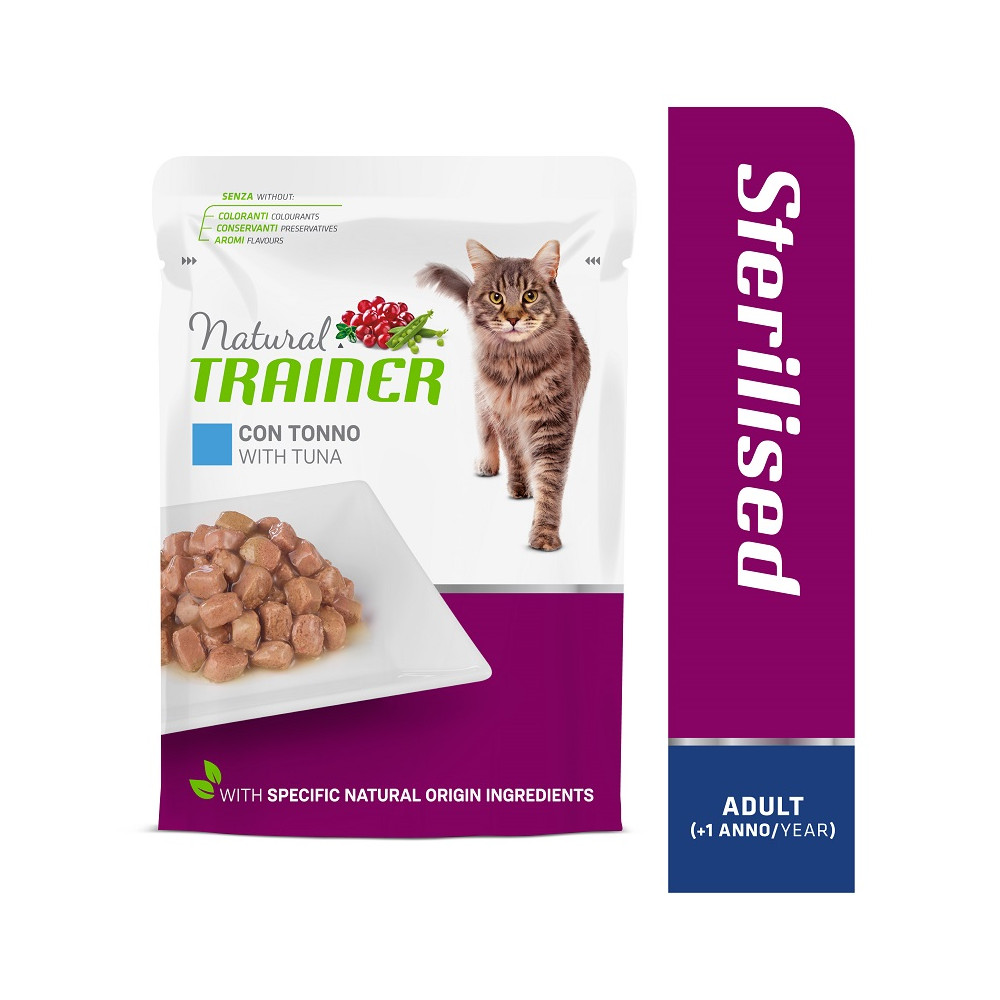 TRAINER CAT ADULT STERILISED TUNA 85 g TRAINER CAT ADULT STERILISED TUNA 85 g