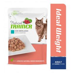 TRAINER CAT IDEAL WEIGHT ADULT WITH CODFISH 85 g
