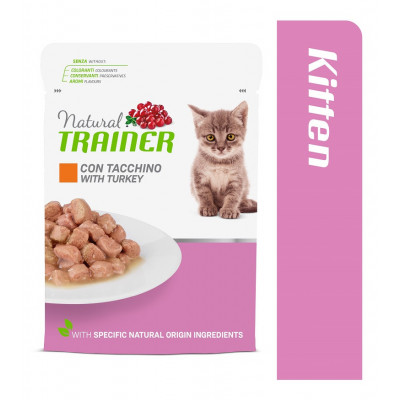 TRAINER KITTEN&YOUNG WITH TURKEY 85 g