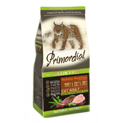 PRIMORDIAL CAT ADULT DUCK&TURKEY 400 g