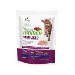 TRAINER NATURAL CAT STERILISED FRESH WHITE MEATS 300 g