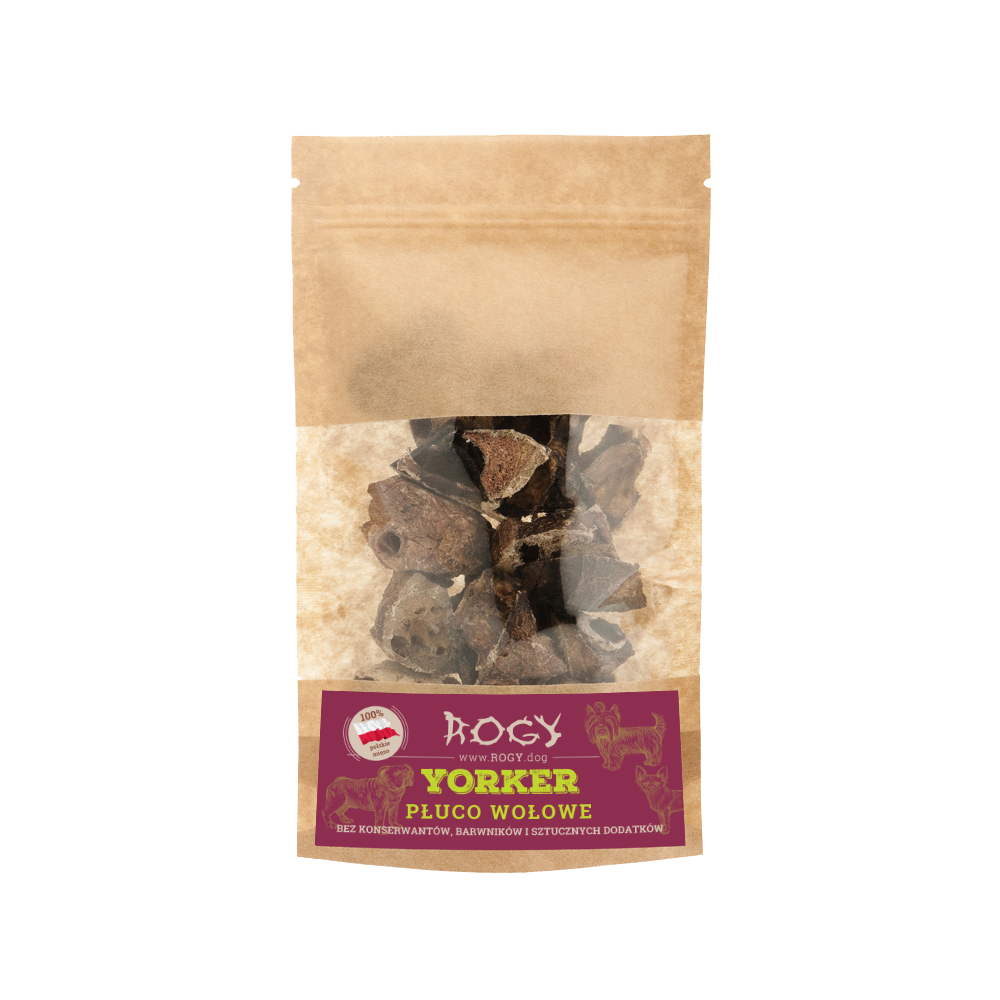 ROGY YORKER PŁUCO WOŁOWE 50G ROGY YORKER PŁUCO WOŁOWE 50G