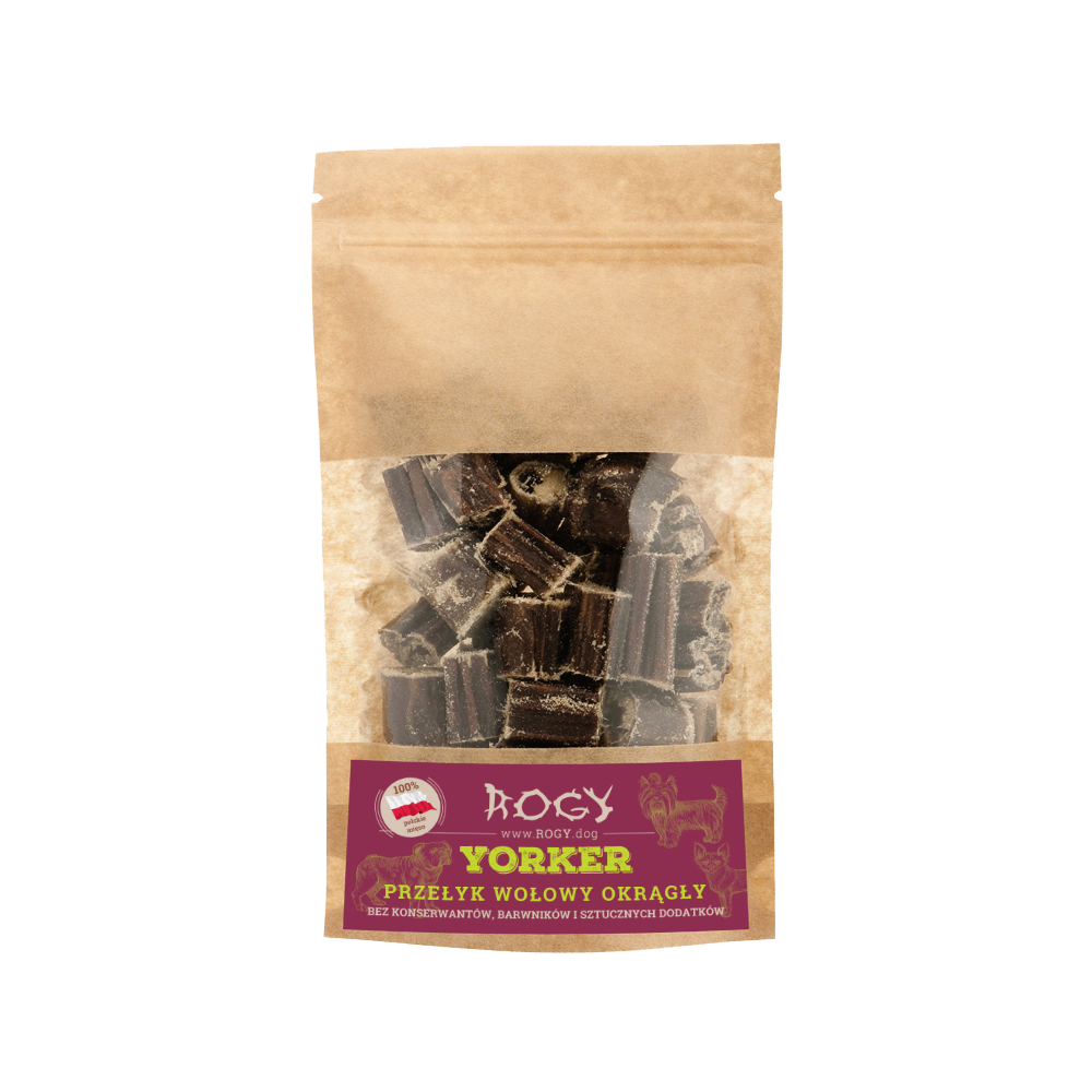 ROGY YORKER PRZEŁYK WOŁOWY OKRĄGŁY 80G