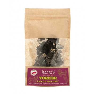 ROGY YORKER ŻWACZ WOŁOWY MAŁE KAWAŁKI 80G
