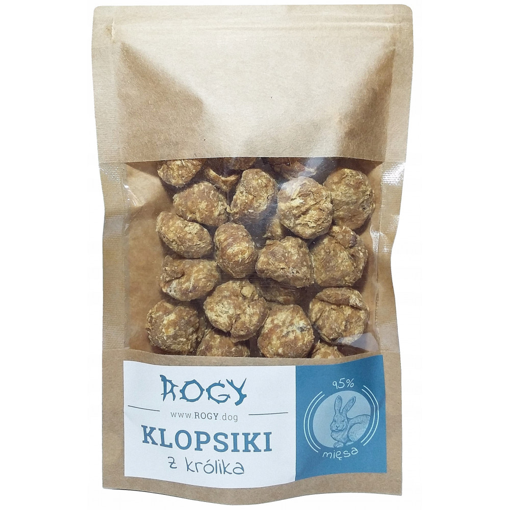 ROGY KLOPSIKI Z KRÓLIKA 80G ROGY KLOPSIKI Z KRÓLIKA 80G