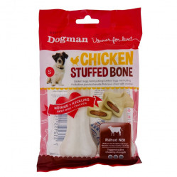 DOGMAN PIES STUFFED BONE KURCZAK S 2PACK 120 g