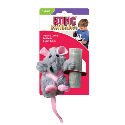 KONG CAT TOY SZCZUR Z KOCIMIĘTKĄ