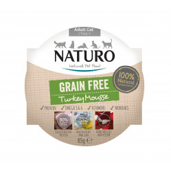 NATURO MUS Z INDYKIEM KOT 85G