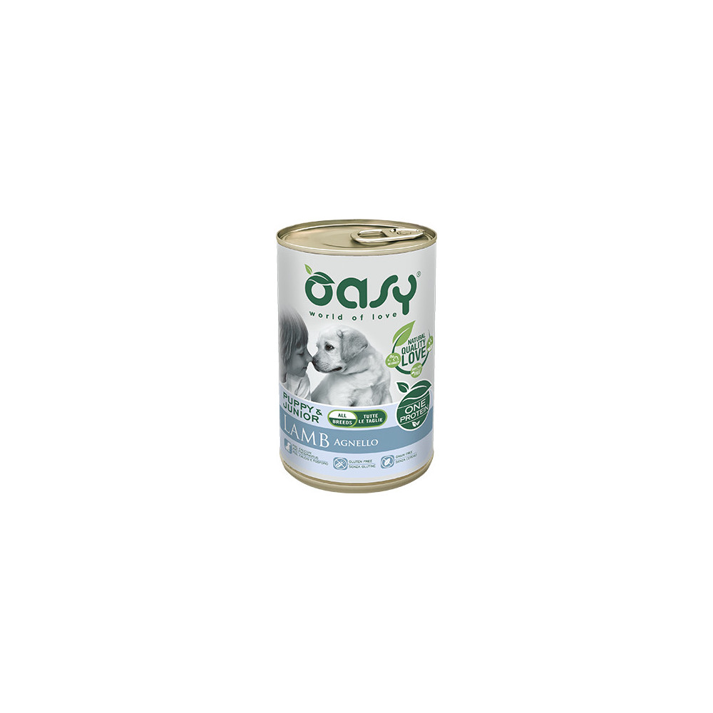 OASY ONE PUPPY &JUNIOR - JAGNIĘCIN PIES 400G OASY ONE PUPPY &JUNIOR - JAGNIĘCIN PIES 400G
