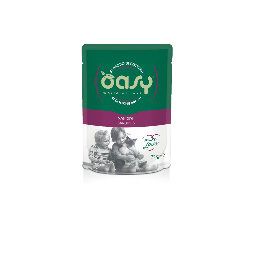 OASY MORE LOVE SARDYNKI KOT 70G OASY MORE LOVE SARDYNKI KOT 70G
