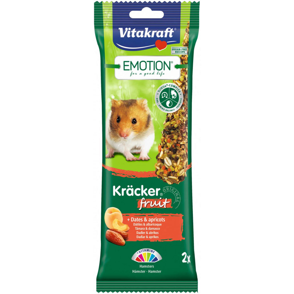 VITAKRAFT EMOTION KRACKER CHOMIK OWOCE 2 SZT VITAKRAFT EMOTION KRACKER CHOMIK OWOCE 2 SZT