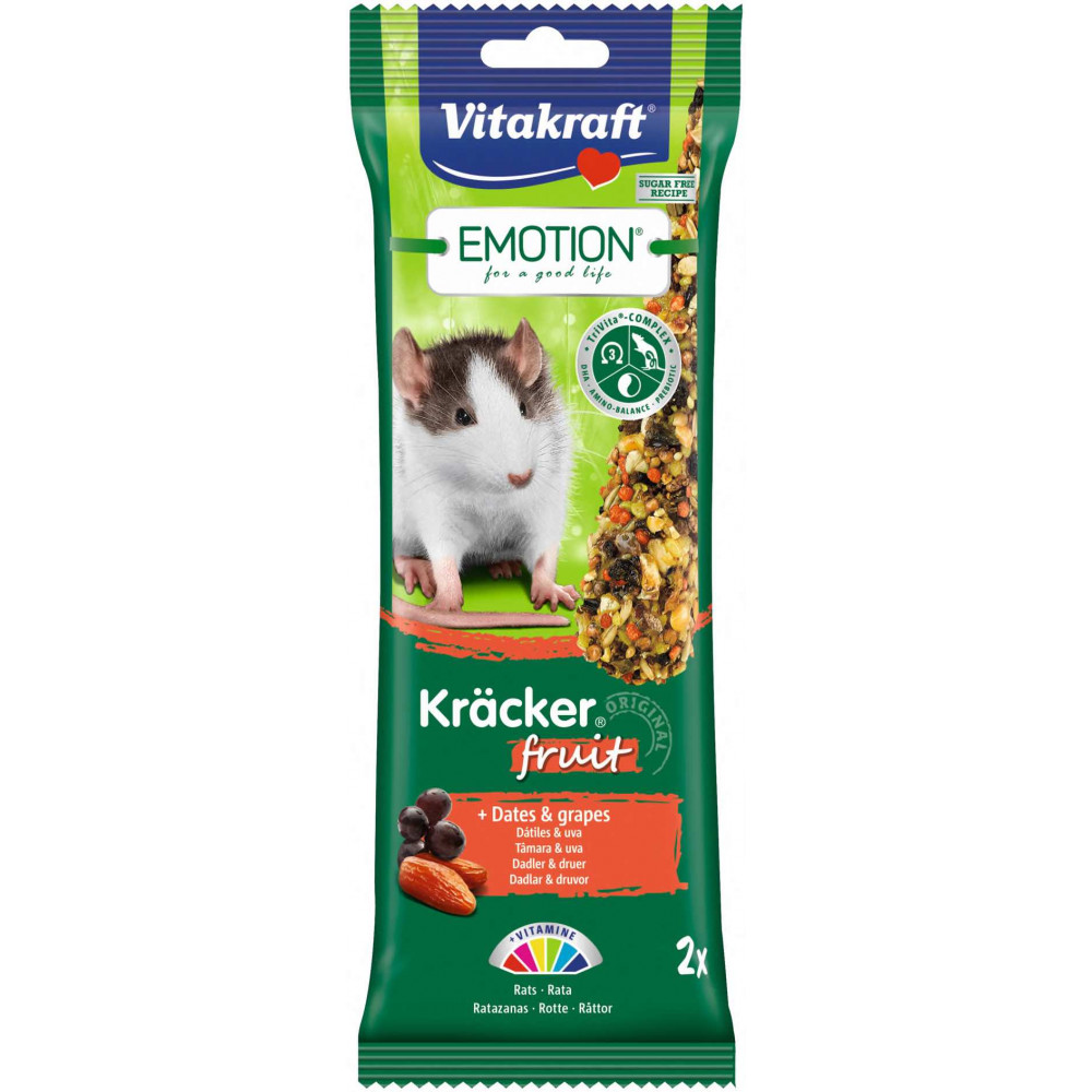 VITAKRAFT EMOTION KRACKER SZCZUR OWOCE 2 SZT VITAKRAFT EMOTION KRACKER SZCZUR OWOCE 2 SZT