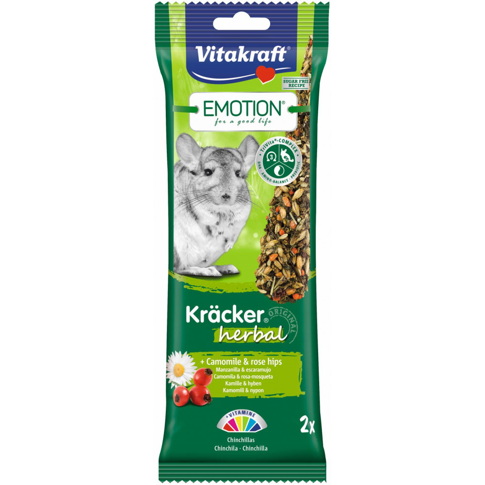 VITAKRAFT EMOTION KRACKER SZYNSZYLA HERBAL 2 SZT VITAKRAFT EMOTION KRACKER SZYNSZYLA HERBAL 2 SZT