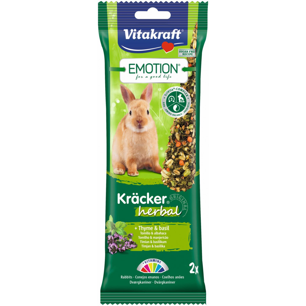 VITAKRAFT EMOTION KRACKER KRÓLIK HERBAL 2 SZT VITAKRAFT EMOTION KRACKER KRÓLIK HERBAL 2 SZT
