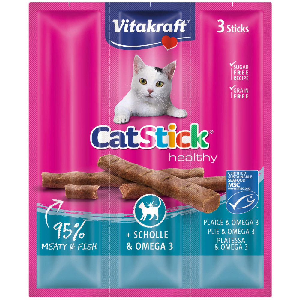 VITAKRAFT STICK MINI FLĄDRA + OMEGA3 KOT 3SZT VITAKRAFT STICK MINI FLĄDRA + OMEGA3 KOT 3SZT