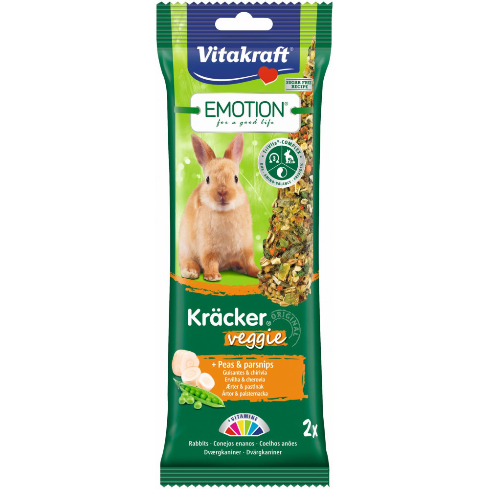 VITAKRAFT EMOTION KRACKER KRÓLIK VEGGIE 2 SZT VITAKRAFT EMOTION KRACKER KRÓLIK VEGGIE 2 SZT