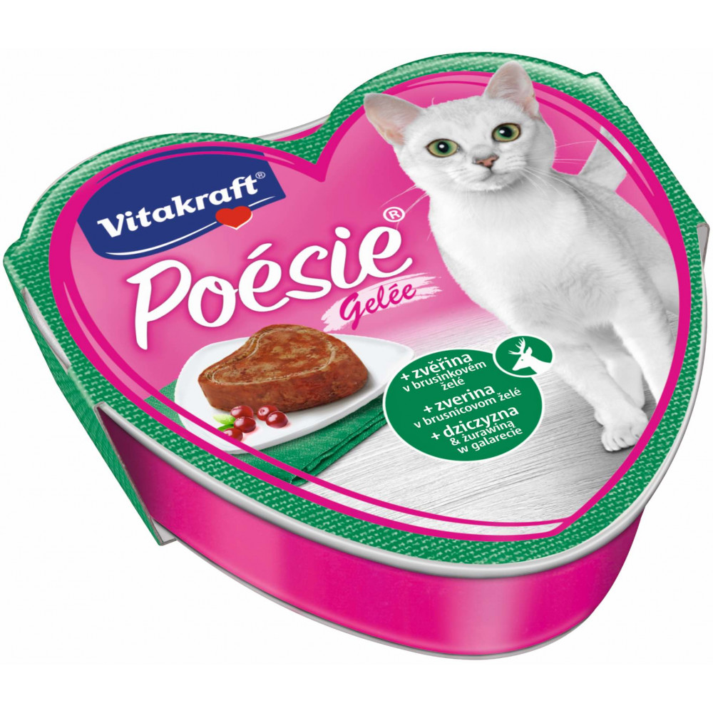 VITAKRAFT POESIE DZICZYZNA Z ŻURAWINĄ 85G VITAKRAFT POESIE DZICZYZNA Z ŻURAWINĄ 85G