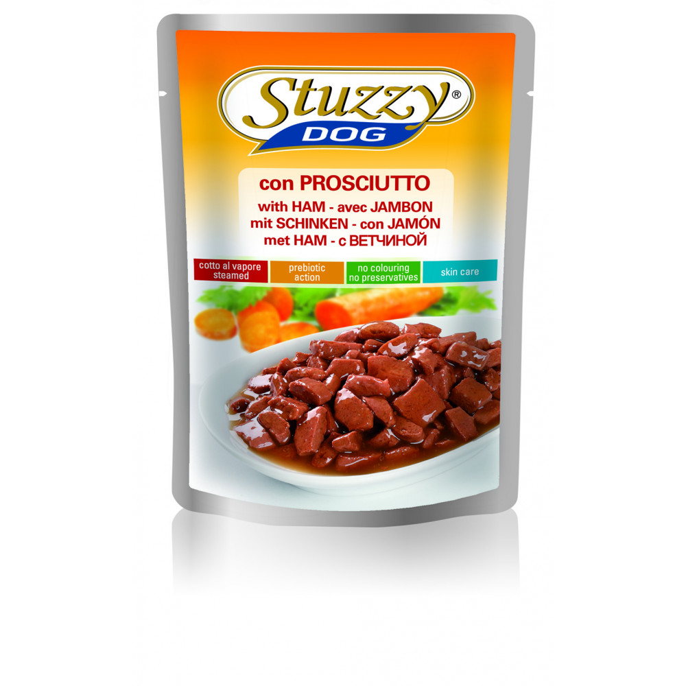 STUZZY PIES SASZETKA SZYNKA SOS 100G STUZZY PIES SASZETKA SZYNKA SOS 100G