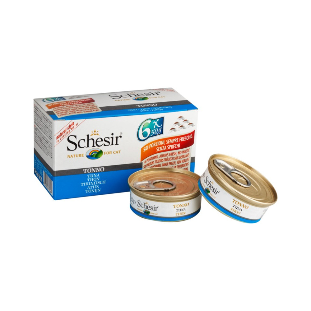 SCHESIR KOT PUSZKA TUŃCZYK W SOSIE WŁASNYM MULTIPAK 6X50G SCHESIR KOT PUSZKA TUŃCZYK W SOSIE WŁASNYM MULTIPAK 6X50G