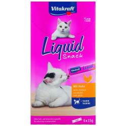 VITAKRAFT LIQUID SNACK KURCZAK TAURYNA KOT 6SZT