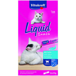 VITAKRAFT LIQUID SNACK ŁOSOŚ OMEGA3 KOT 6SZT