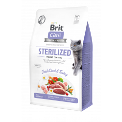 BRIT CARE CAT GRAIN-FREE STERILIZED WEIGHT CONTROL 2 KG
